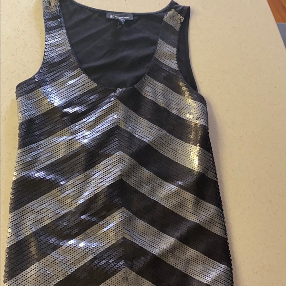 Sequin tank top
